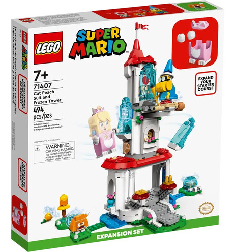 Lego Super Mario Torre De Hielo Y Traje Peach 71407- 494 Pz
