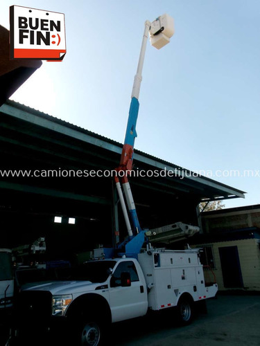 Camion 2011 Ford F550 Grua Canastilla 13 M Insulada 4x4