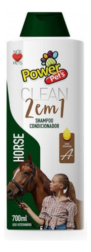 Shampoo E Condicionador P/ Cavalos Powerpets 700ml +limpeza