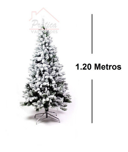 Árvore De Natal 250 Galhos  Metros Nevada C/ Pé De Ferro | Parcelamento  sem juros
