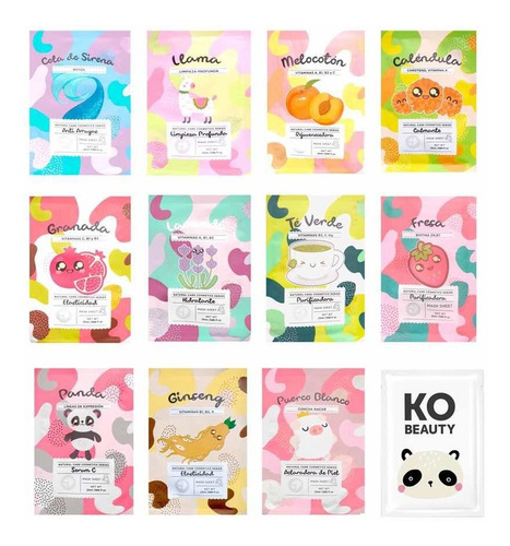 Imagen 2 de 9 de Mascarillas Coreanas *surtido Mixto* 50 Piezas X $320
