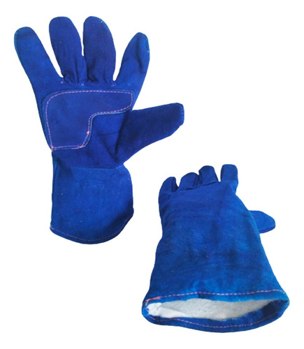 Guante Tipo Americano Con Kevlar (12pares) Azul