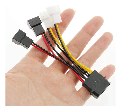 1 Conector Adaptador De Cable De Alimentación Molex De 4 Pin