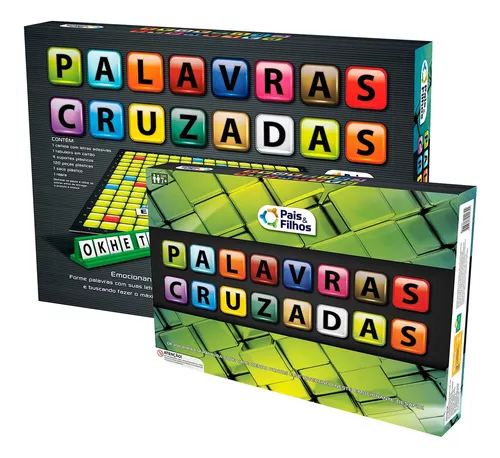 Palavras Cruzadas - 2171 - Pais e Filhos - Real Brinquedos