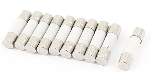 10 Piezas 250v 20a Fusibles De Ceramica De Accion Rapida Tub