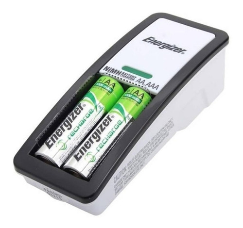 Imagen 2 de 3 de Cargador Energizer Mini P/ Aa / Aaa + 2 Pilas Recargables Aa