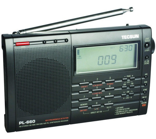 Rádio Tecsun Pl-660 Pll Ssb Am Fm Sw Lw Vhf Air Band