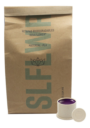 Retapas Biodegradables Para Tinta Soulflower  17 Mm 500 Pzs