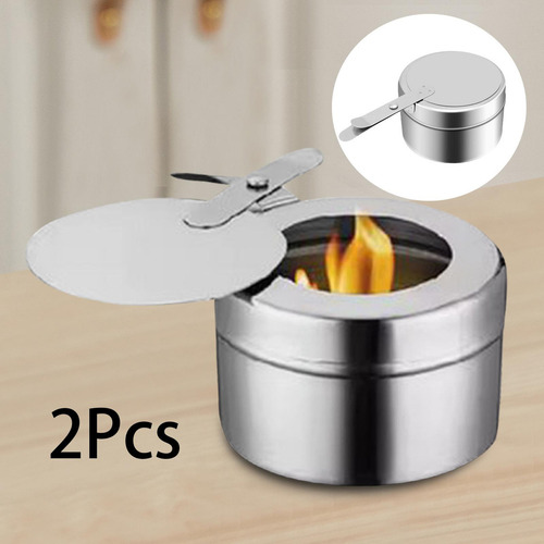 2 Caixas Porta-combustível Para Aquecedor De Bufê