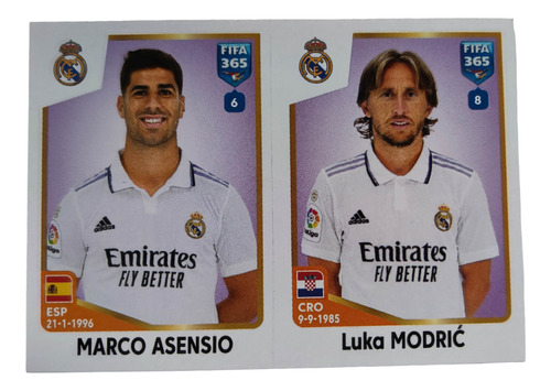 Lamina Album Fifa 365 2023 Marco Asensio Y Luka Modric #175