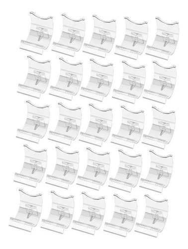 Wa 25 Pcs Soporte De Exhibición De Acrílico Claro Para