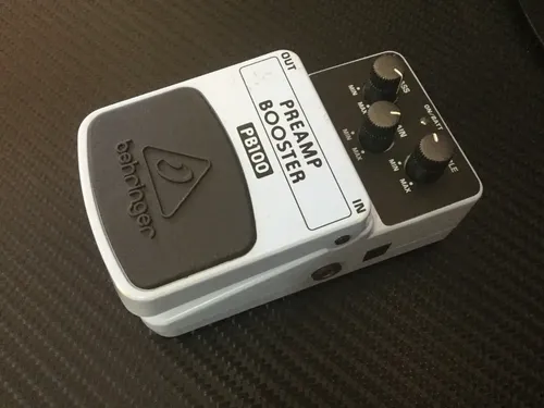 Pedal Behringer Preamp Booster Pb 100 | MercadoLivre