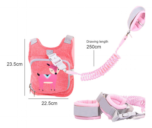 Mochila De Seguridad Para Niños Con Arnés Correa Antipérdida