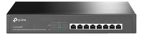 Switch Tp-link Sg1008mp 10 100 1000 Mbps 8 Puertos 8 Poe+