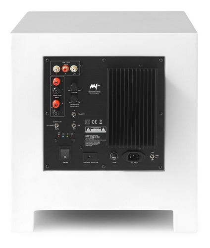 Subwoofer Ativo Aat Rakt Cube 12 / 600w Branco + Brinde