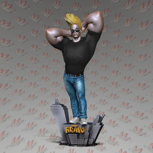 Archivo Stl Impresión 3d - Johnny Bravo - Preycollection