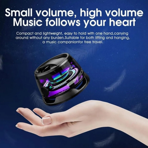 Mini Altavoz Bluetooth Magnético Multifuncional G200 Negro