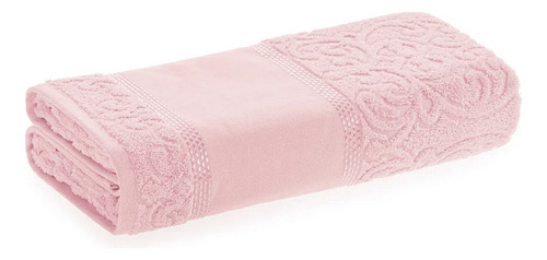 Toalha De Banho Para Bordar Karsten Melina 74 X 140 Cm Cor Rosa Quartzo