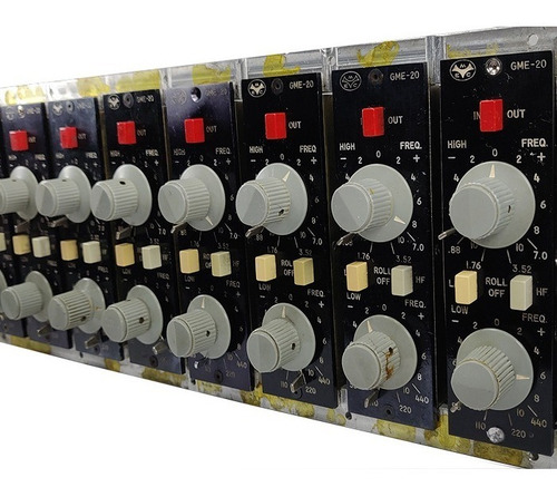Ecualizador Analogo Melcor Gme-20 Raros. Lote De 8 Unidades