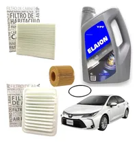 Comprar Kit 3 Filtros Y Elaion 5w40 Toyota Corolla 1.8 2012 A 2022