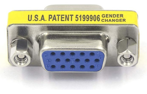 Vce Adaptador Vga Hembra A Hembra Acoplador Svga Hd15 Min...