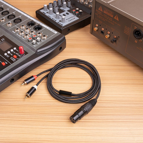 Cabo Divisor K33 Pinos Xlr Fêmea Para Duplo Rca Macho Y, Mis