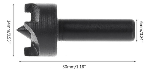 Broca Para Dedal En De 14mm De 0,55 Para Máquina De Torno