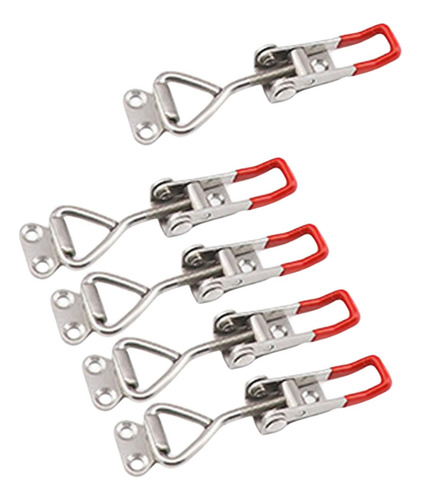 5 Pçs Tipo Push Pull Alternância Trava Sem Fechadura