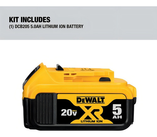 Bateria Dewalt 20v Max Xr 5.0ah Dcb205