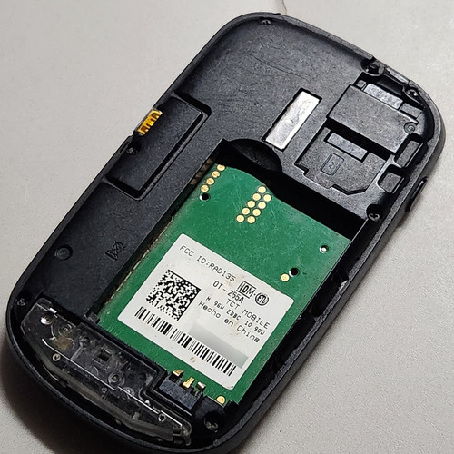 Celular Alcatel Ot 255a Para Piezas,!! Leer Descripcion!!, Retro Colección Qwerty Basico Gris (Usado)