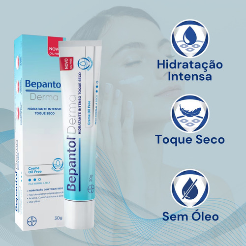 Bepantol Derma Toque Seco Creme Hidratante Intenso 30g