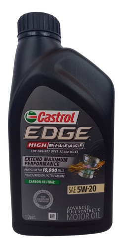 Aceite Sintetico 5w20 Castrol Edge