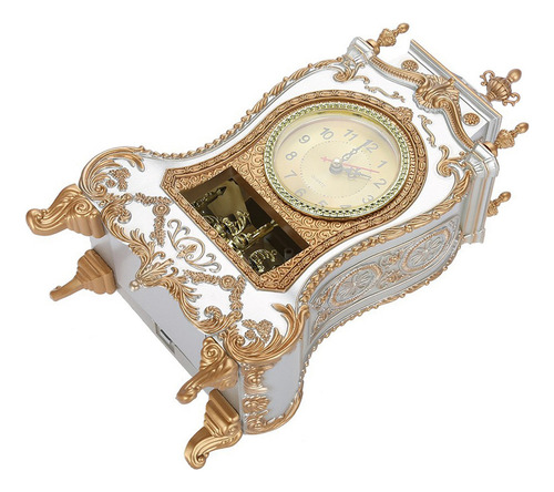 Qw Reloj De Mesa Vintage De Plástico, Estilo Antiguo,