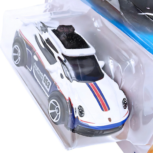 Cochecito de rally Porsche 911 Rallye en miniatura, color Mattel, de Hot Wheels
