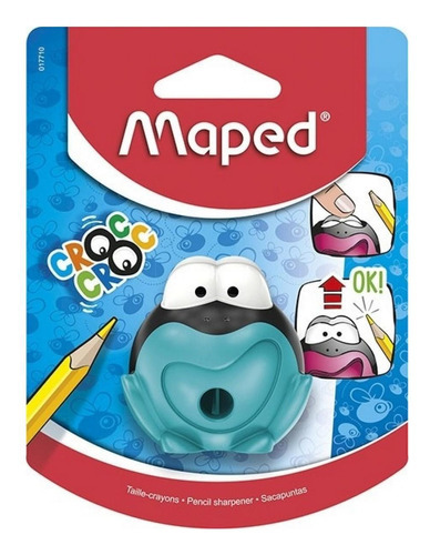 Afilador Croc Croc Sapo Maped con depósito