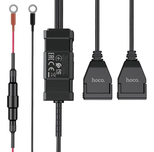 Cargador Usb Dual Hoco Para Moto Motocicleta Scooter