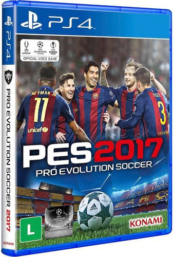 Pro Evolution Soccer 2017 Juego Ps4 Original Fisico