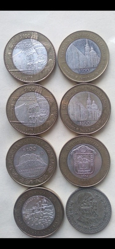 Monedas Conmemorativas De $100 Pesos