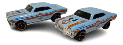 Hot Wheels 68 Chevy Nova Gulf Y Variante - J P Cars