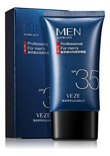 Bloqueador Solar Para Hombre Ps35 Contra Los Rayos Uv 60ml