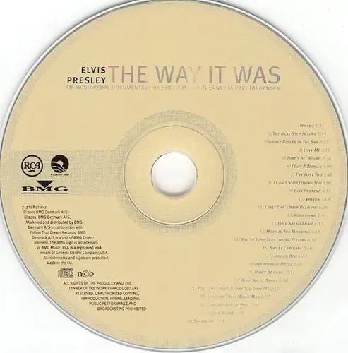 Elvis Presley - That's The Way It Was - Ftd Cd+book | Frete grátis