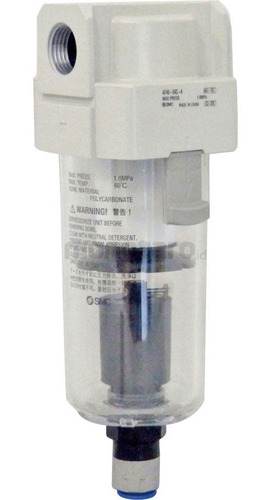 Filtro Uso General 3/8 Npt Marca Smc Auto Dren