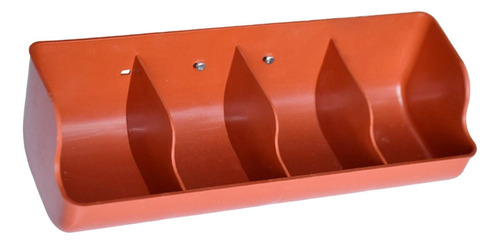 Comederos Con Ranuras Para Forraje De 4 Ranuras Rojas