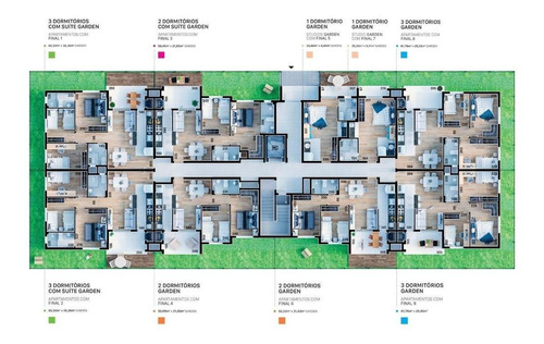 Imagem 14 de 15 de Apartamento Para Venda Em Ponta Grossa, Uvaranas, 1 Dormitório, 1 Banheiro, 1 Vaga - _1-1533360