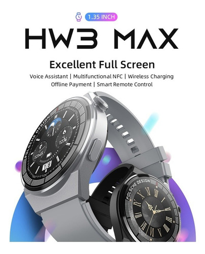 Reloj Inteligente Lemfo Hw3 Max De 1.35 Pulgadas Con Llamada