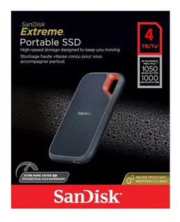 Disco Externo Ssd Portable Sandisk E61 Extreme 4tb 1050mb/s