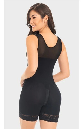 Faja Short Colombiana Myd Reductiva Ajustables Banda Senos