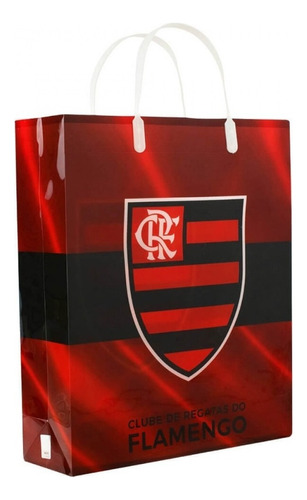 Sacola De Presentes Cores Time 33x9x27cm - Flamengo