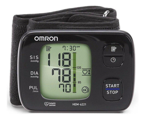 Medidor de pressão arterial digital de pulsoOmron HEM-6221