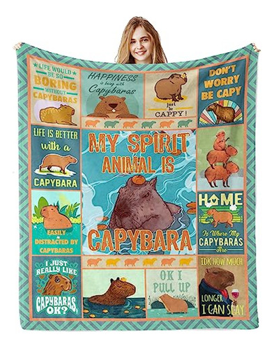 Lámpara Capibara Jamfind Capybara Manta, Regalos De Capybara